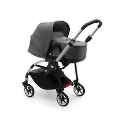 Bee 6 with bassinet in grey